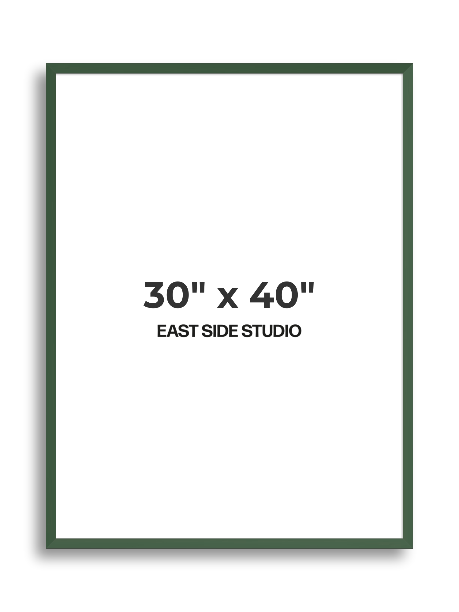 Forest Green 30" x 40" picture frame