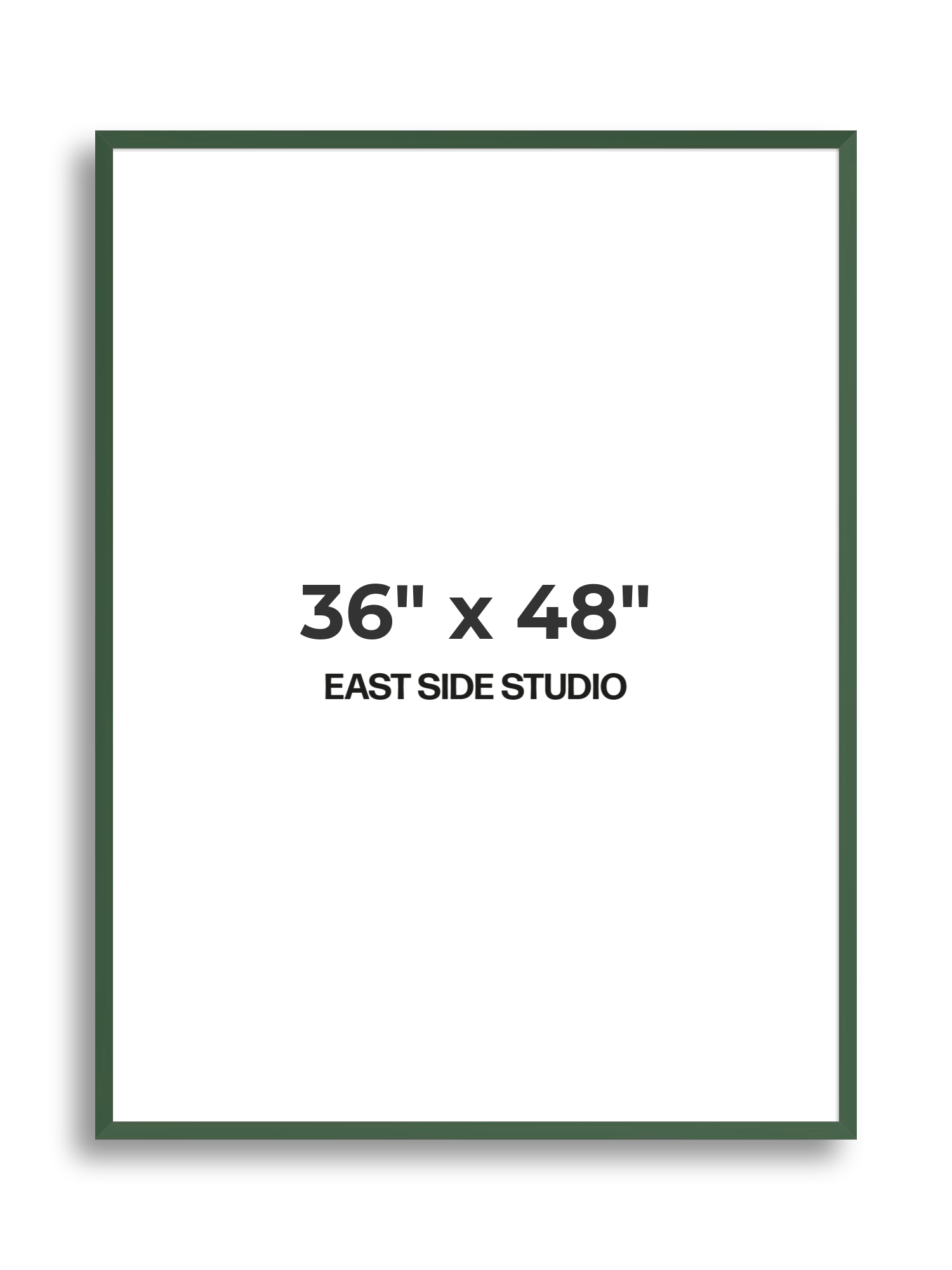 Forest Green 36" x 48" picture frame