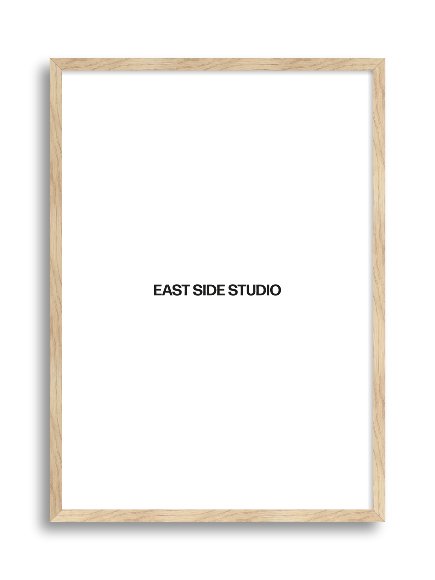 Oak Foil picture frame