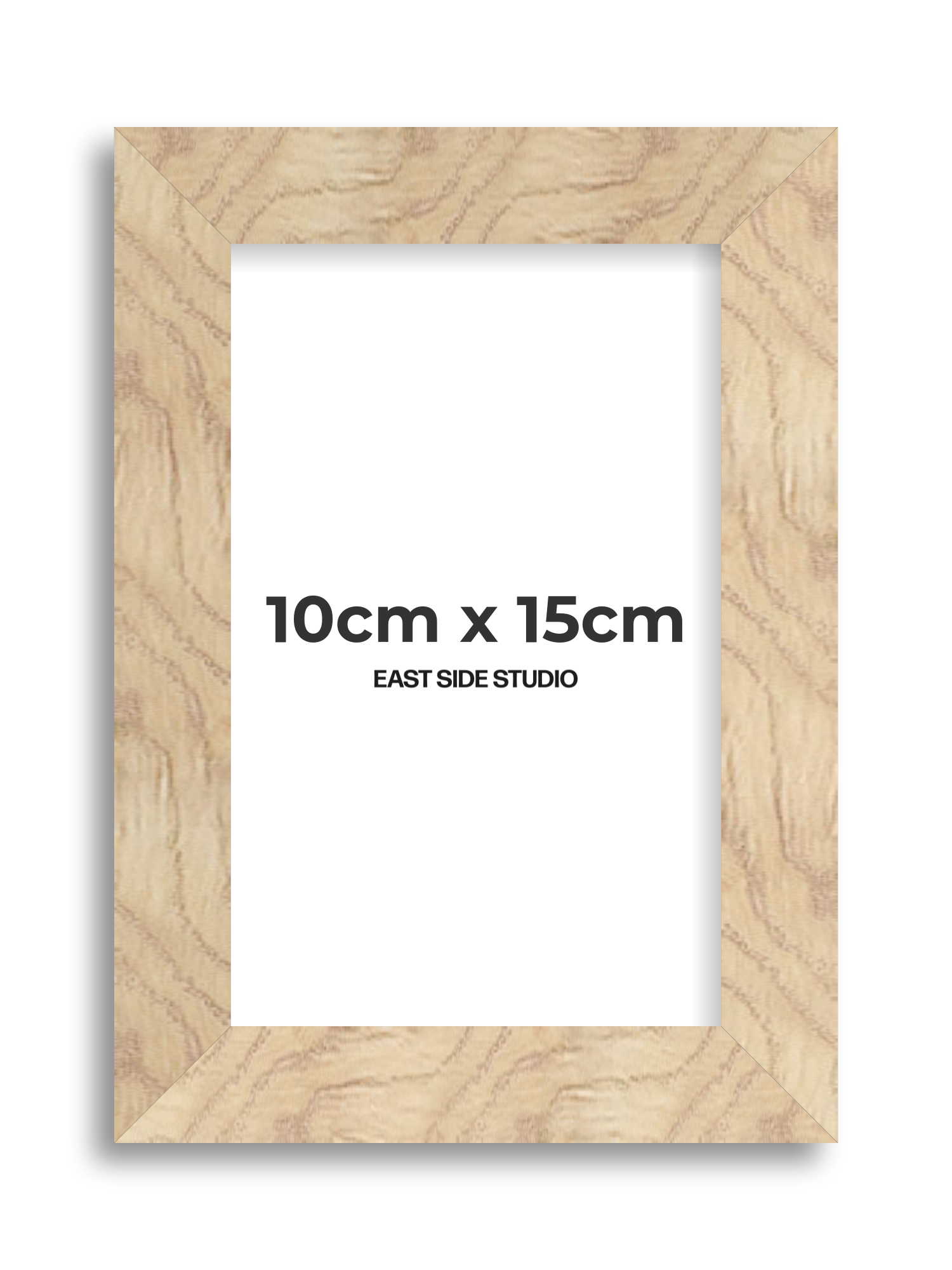 Oak Foil 10cm x 15cm picture frame