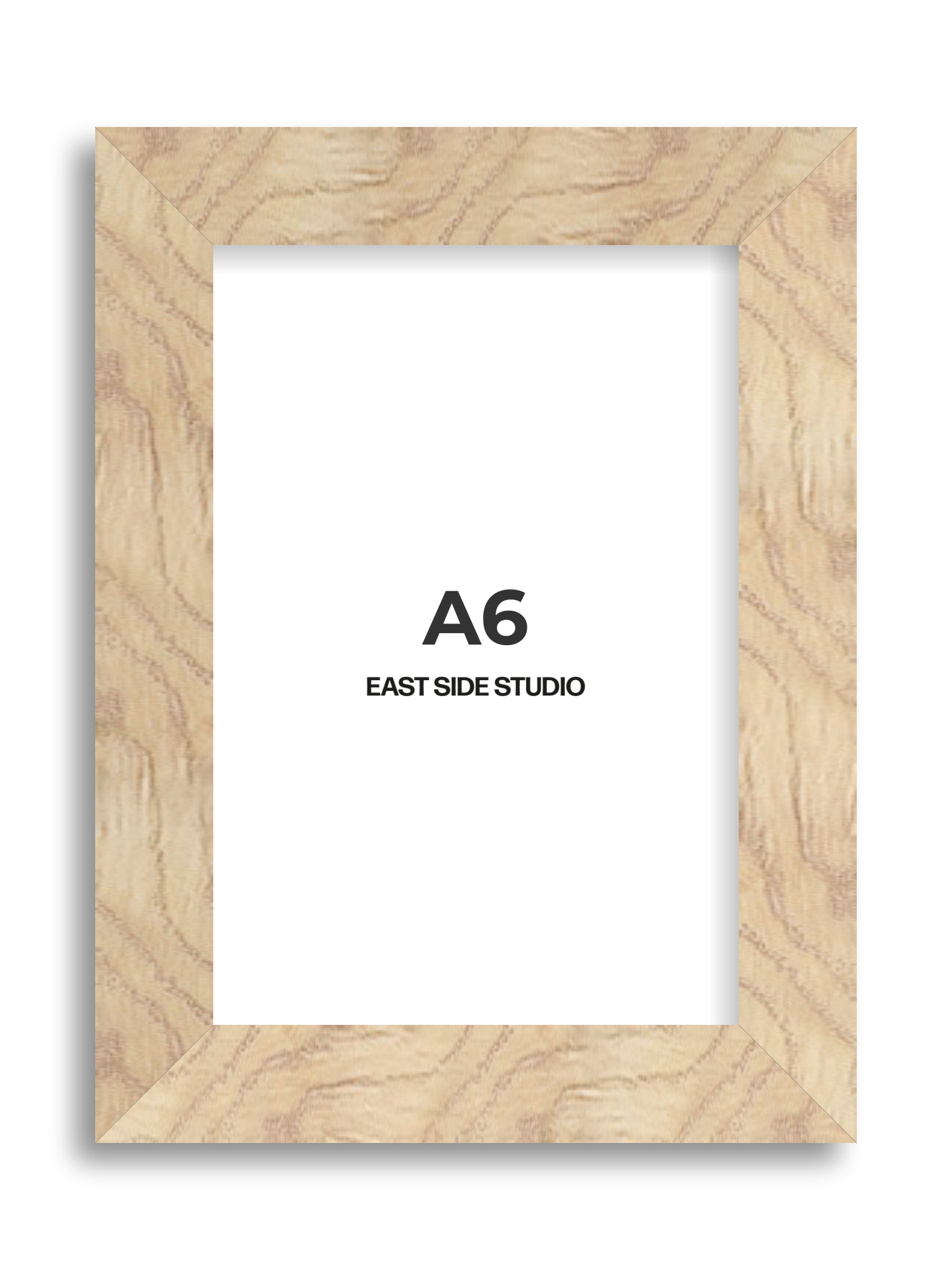 Oak Foil A6 picture frame