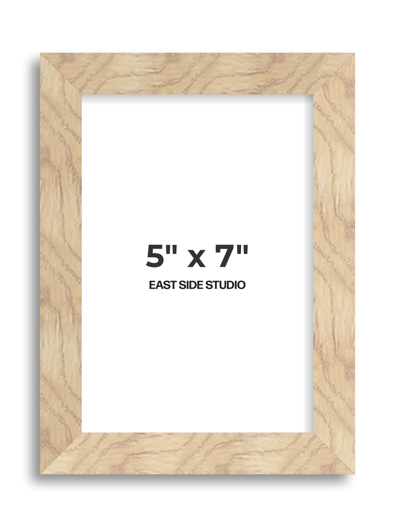 Oak Foil 5" x 7" picture frame