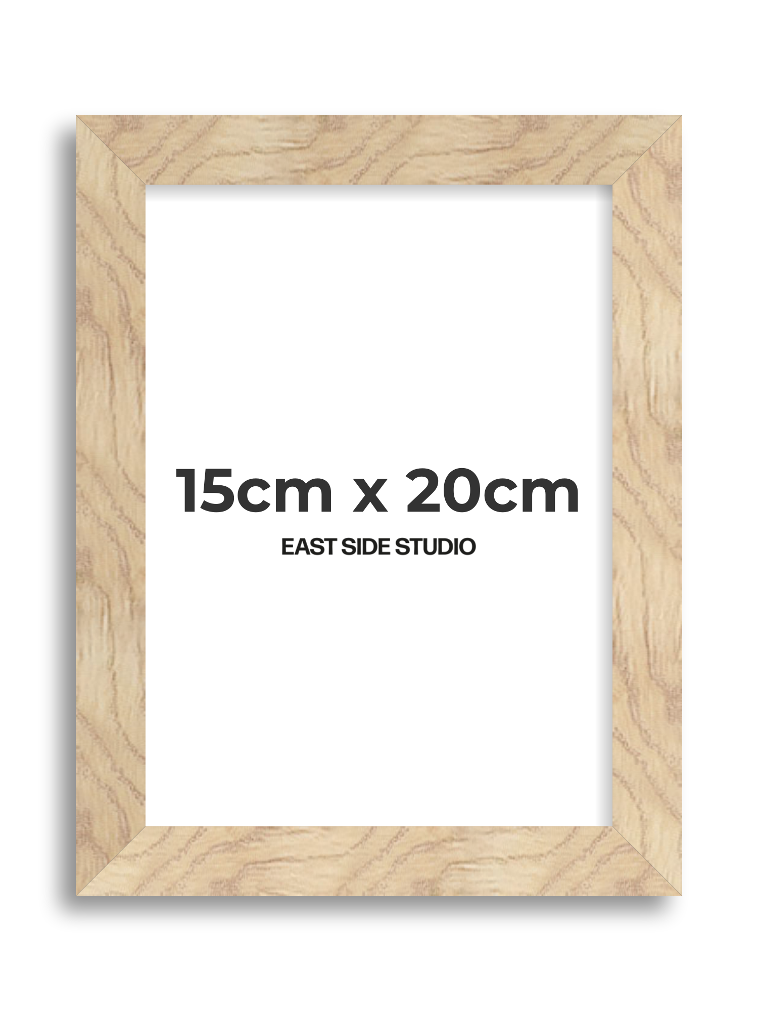 Oak Foil 15cm x 20cm picture frame
