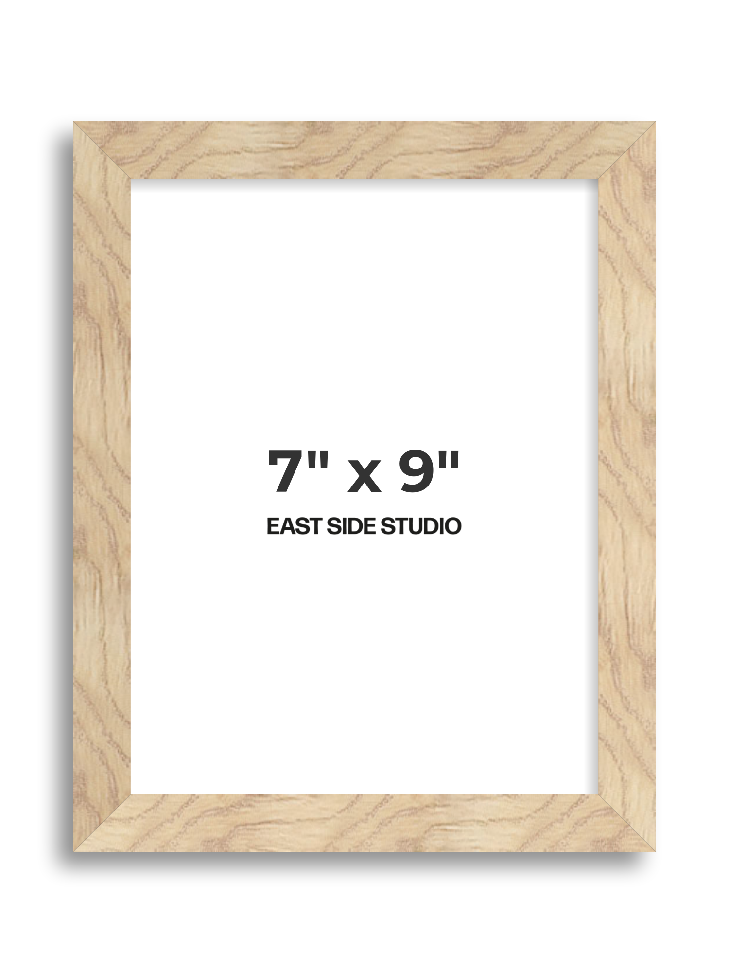 Oak Foil 7" x 9" picture frame