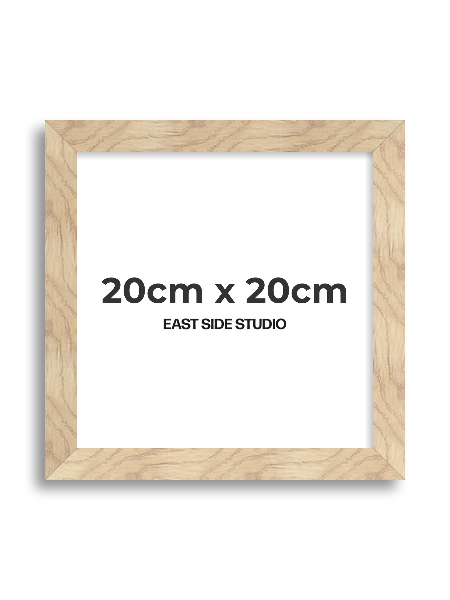 Oak Foil 20cm x 20cm picture frame