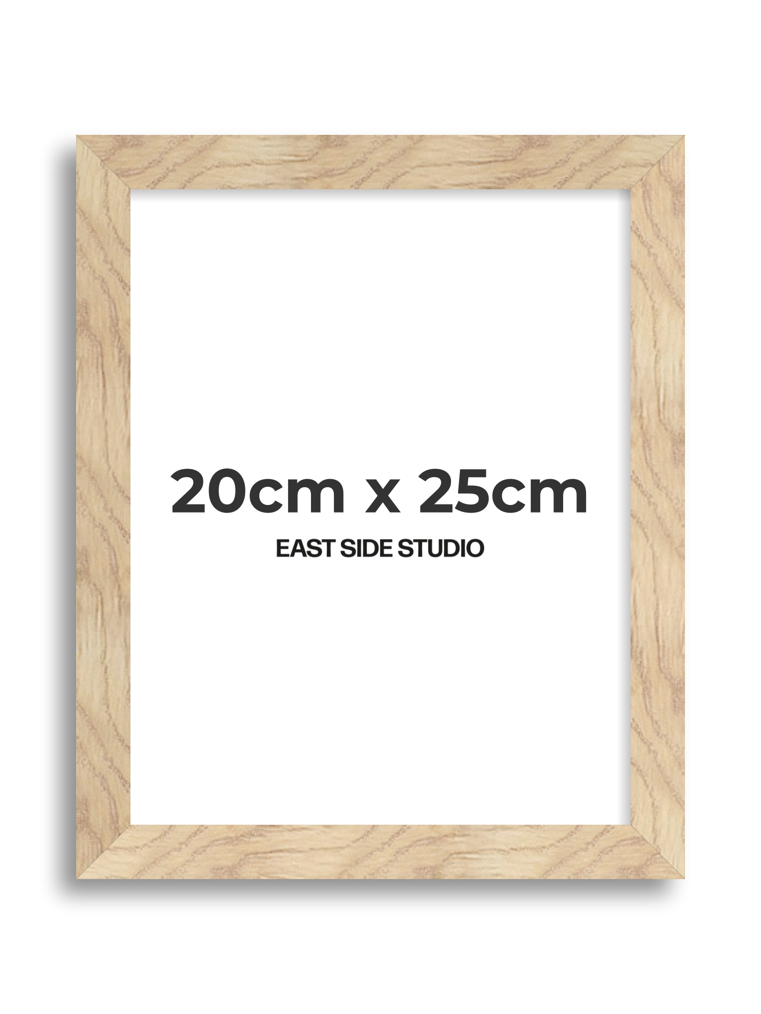 Oak Foil 20cm x 25cm picture frame