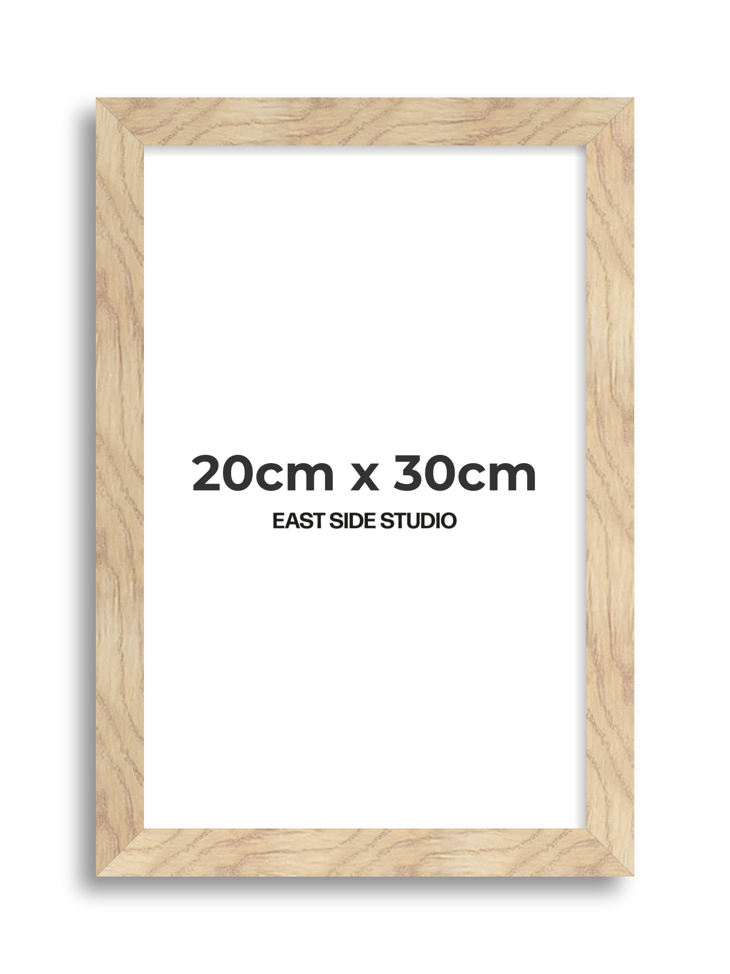 Oak Foil 20cm x 30cm picture frame