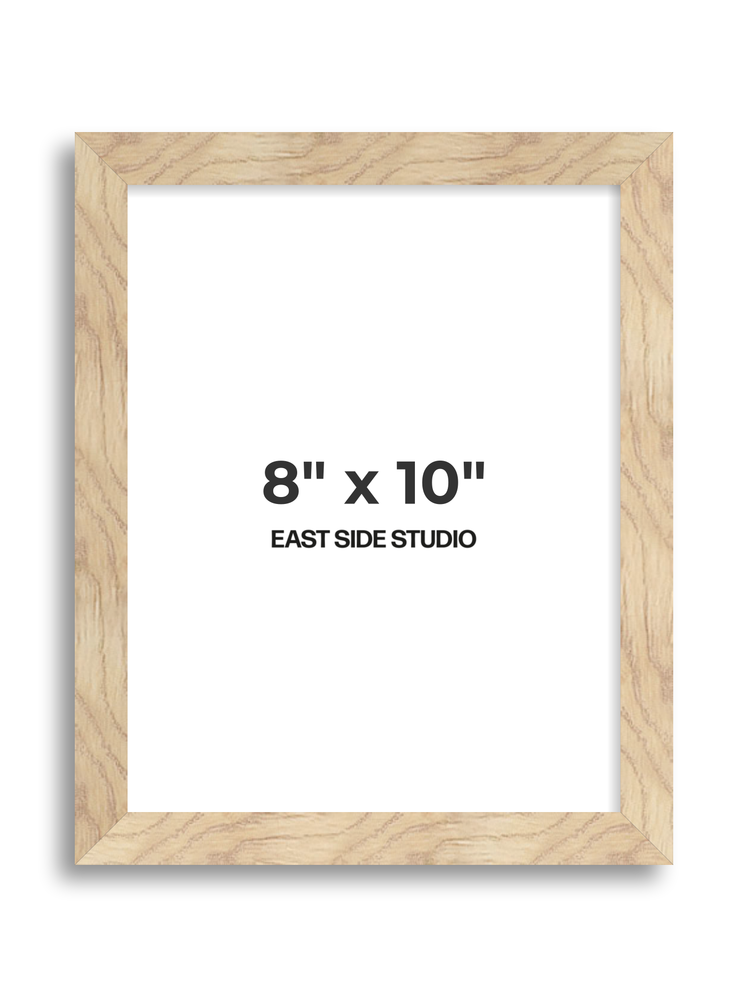 Oak Foil 8" x 10" picture frame