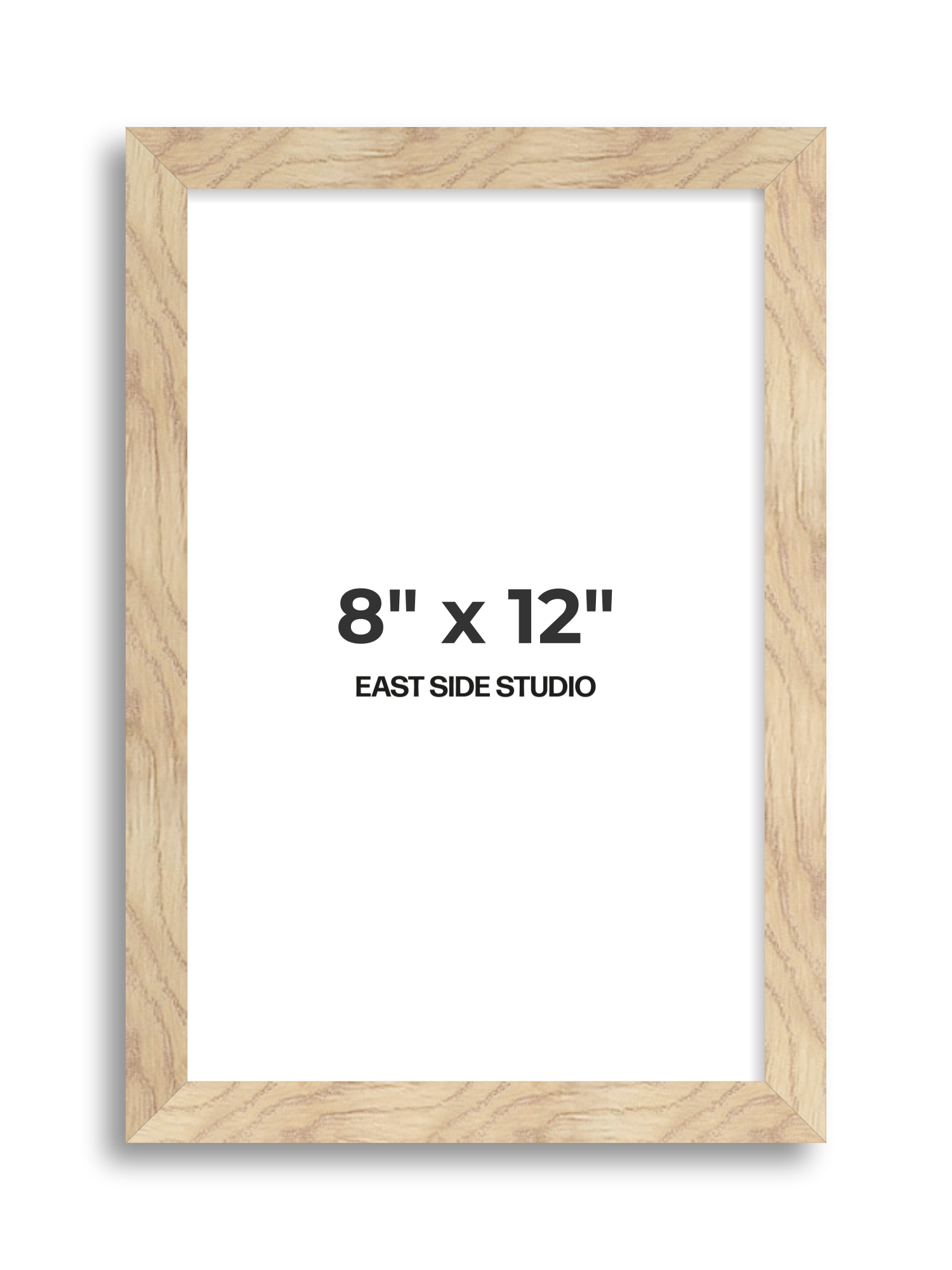 Oak Foil 8" x 12" picture frame