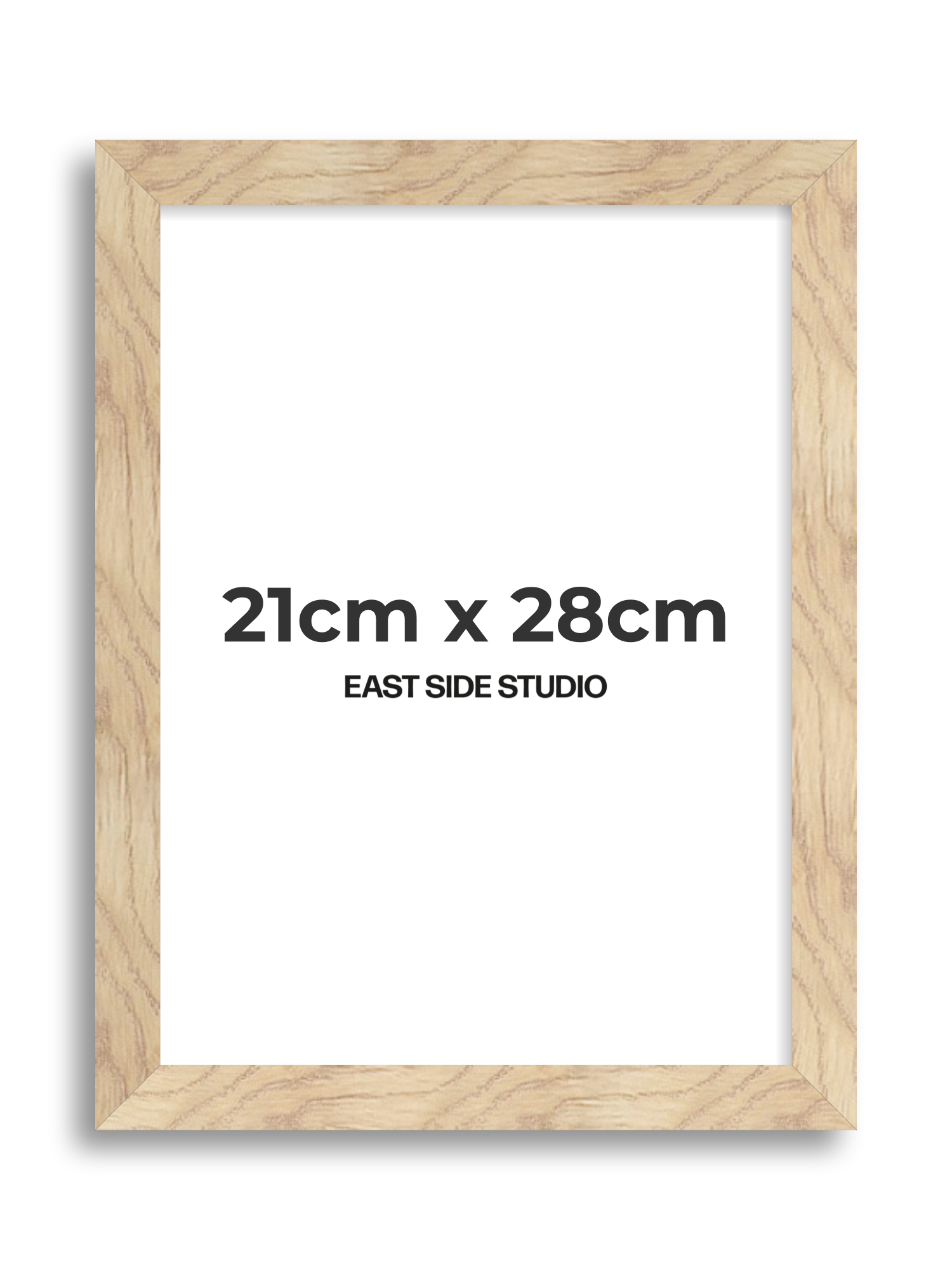Oak Foil 21cm x 28cm picture frame