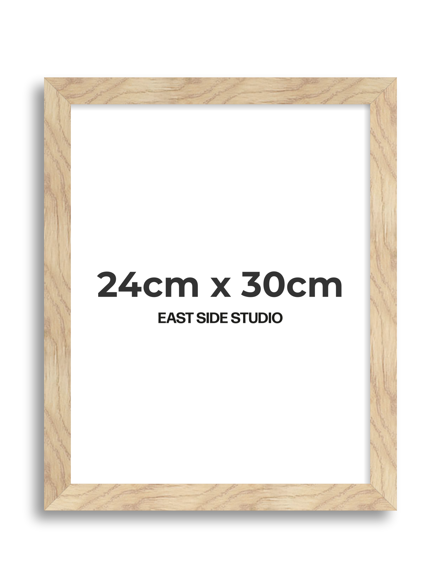 Oak Foil 24cm x 30cm picture frame