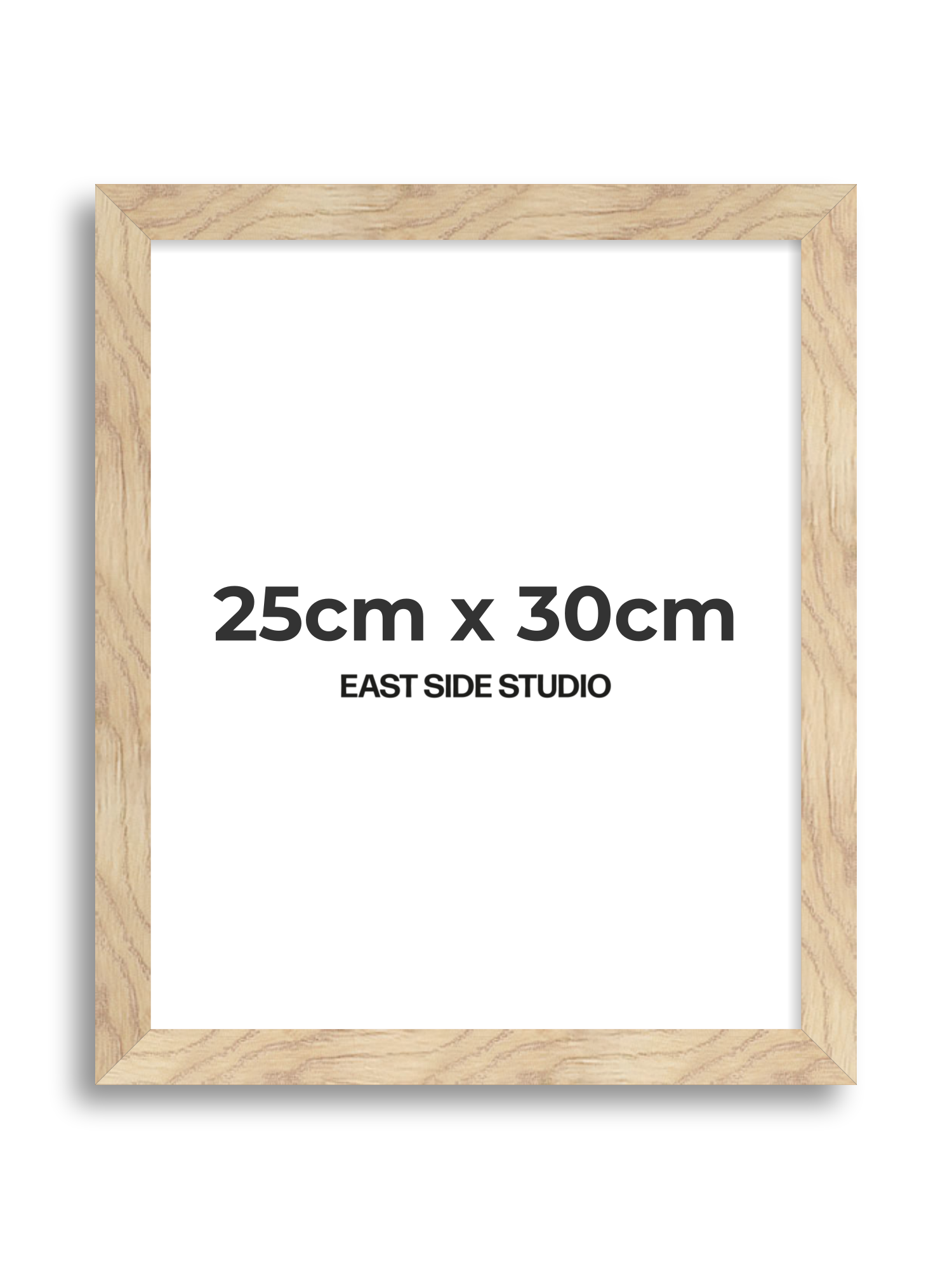 Oak Foil 25cm x 30cm picture frame