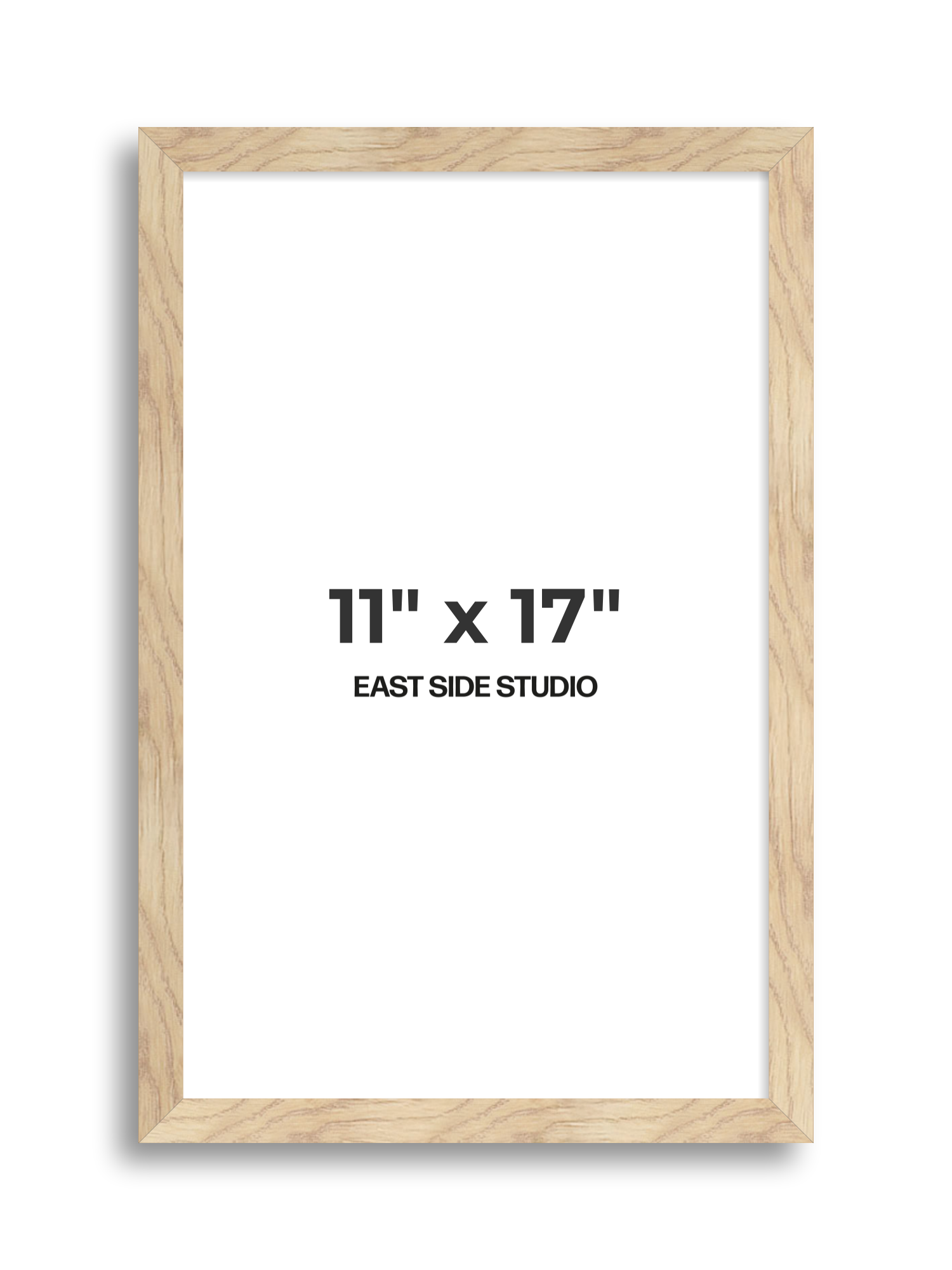 Oak Foil 11" x 17" picture frame