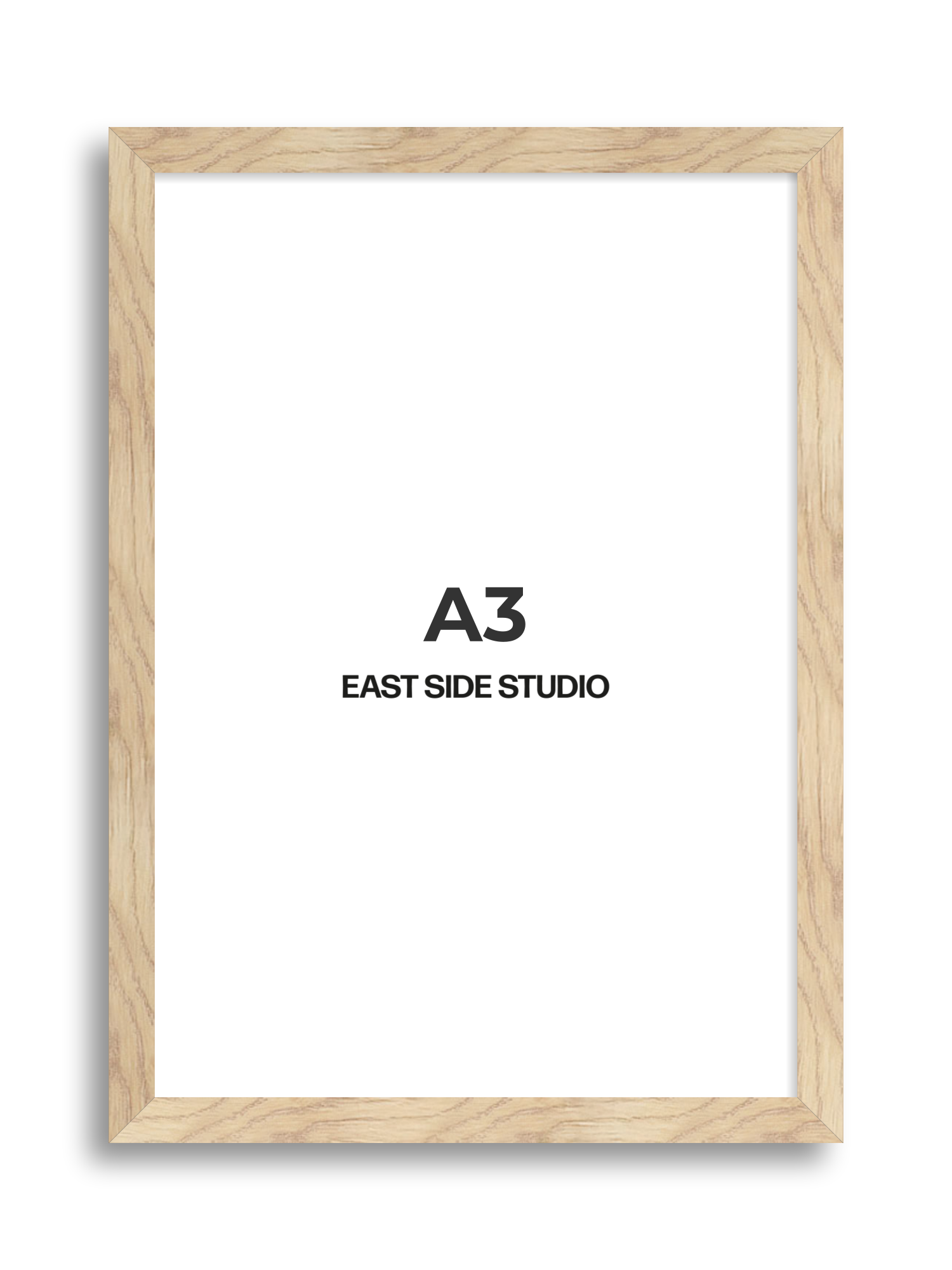 Oak Foil A3 picture frame