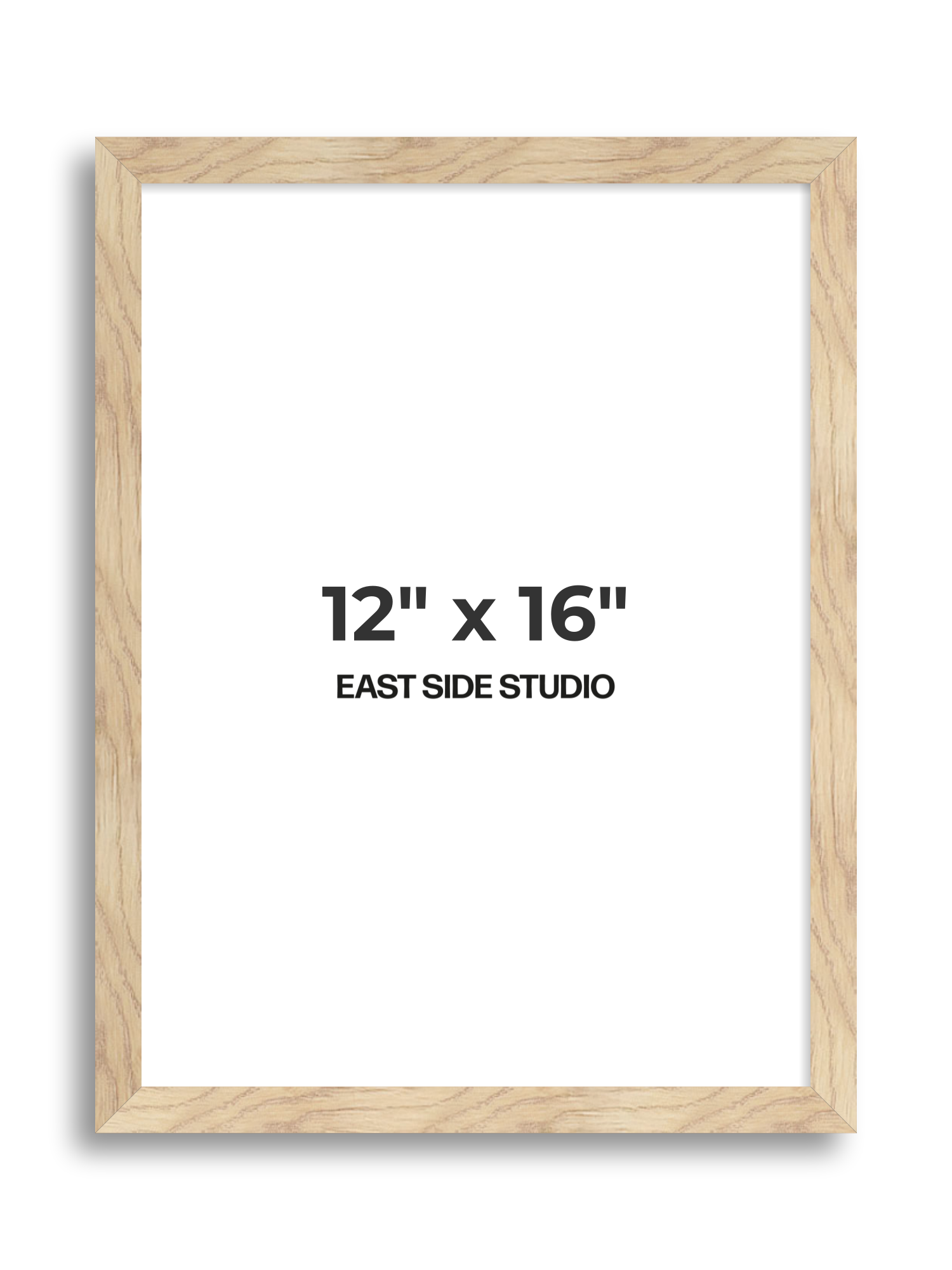 Oak Foil 12" x 16" picture frame
