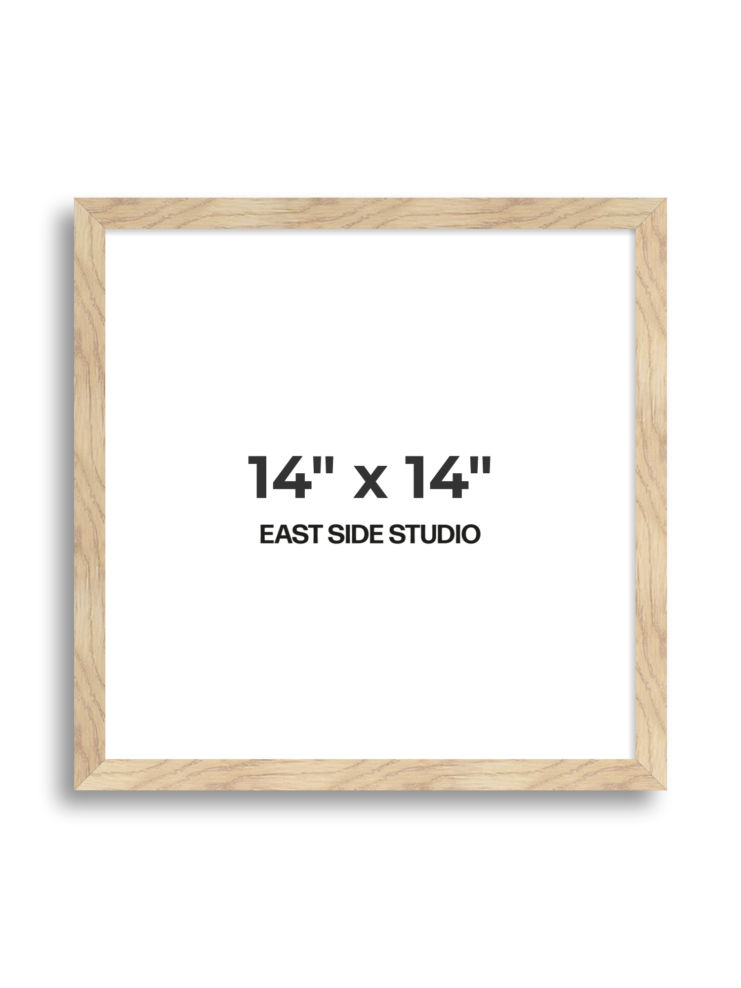 Oak Foil 14" x 14" picture frame