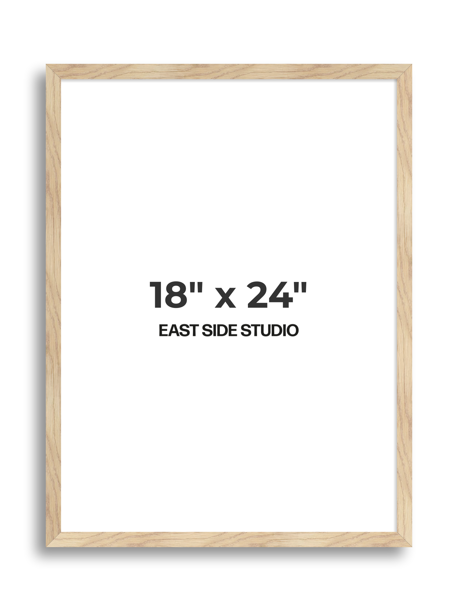 Oak Foil 18" x 24" picture frame