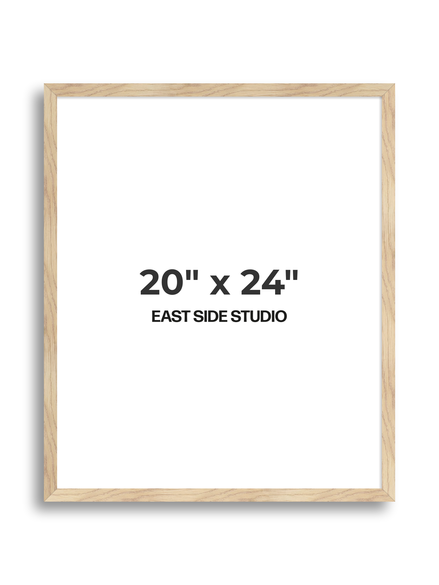 Oak Foil 20" x 24" picture frame