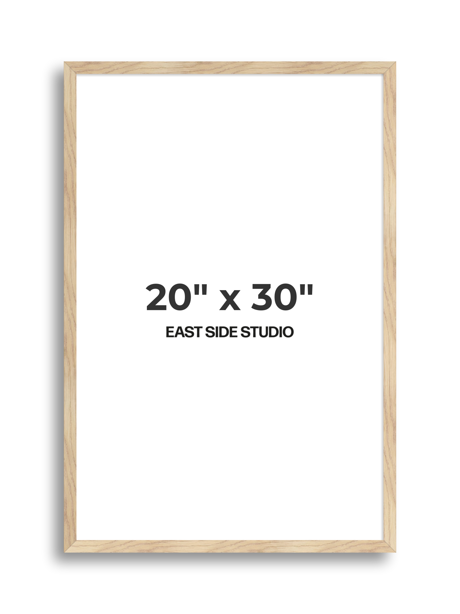 Oak Foil 20" x 30" picture frame