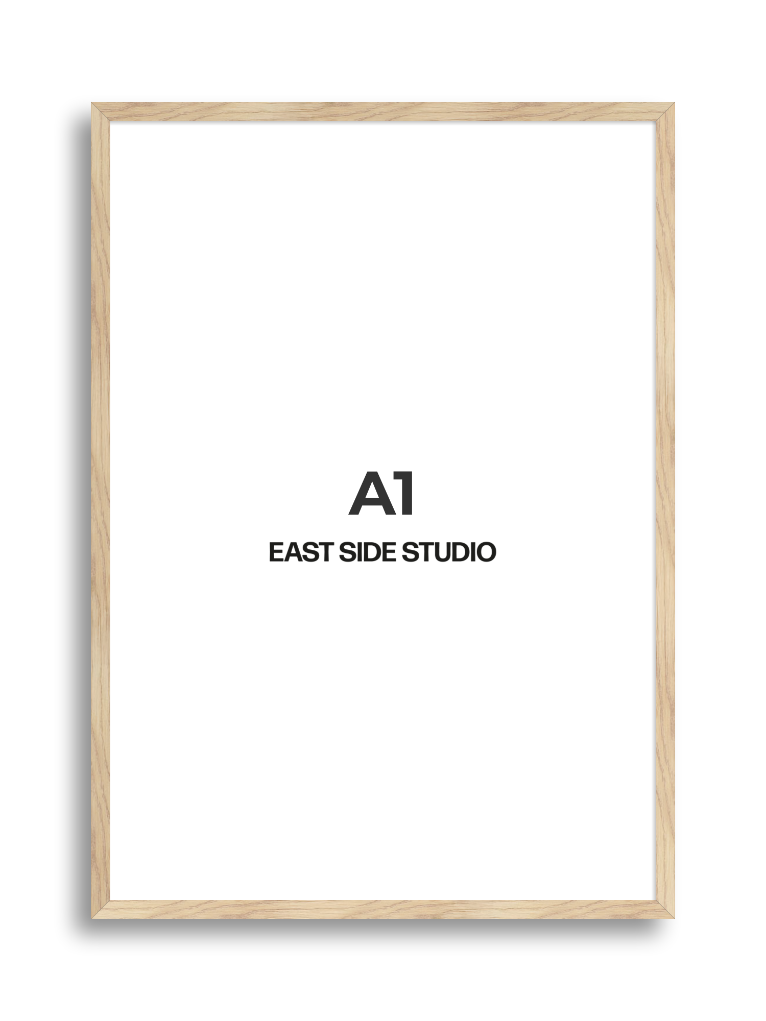 Oak Foil A1 picture frame