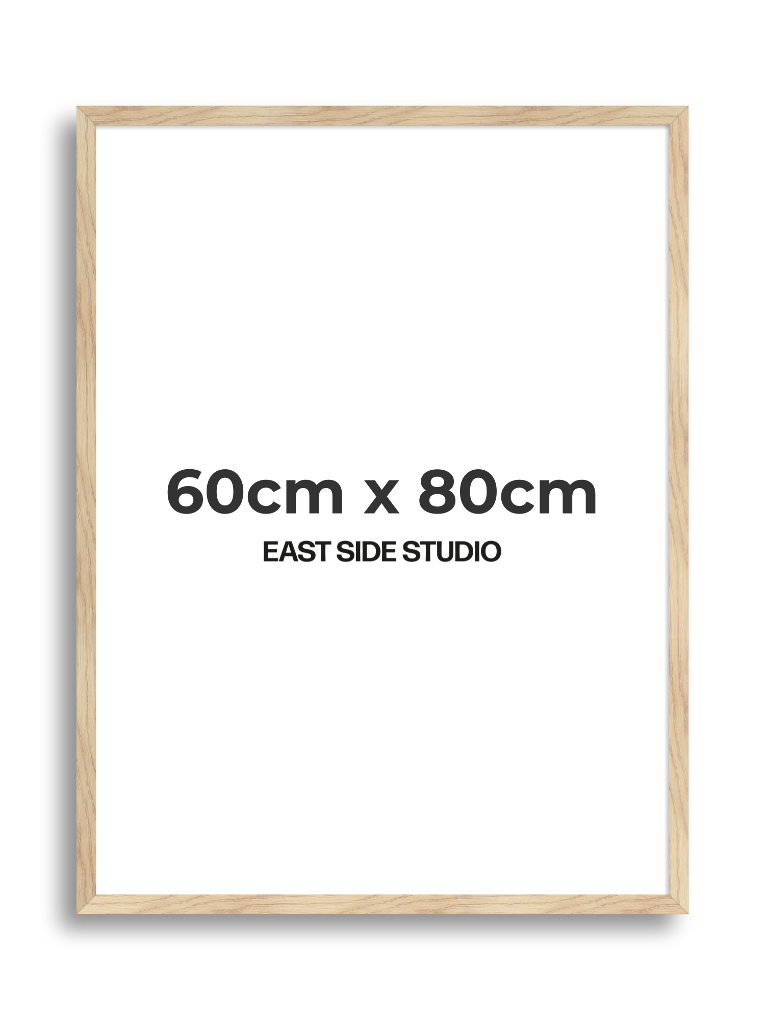 Oak Foil 60cm x 80cm picture frame