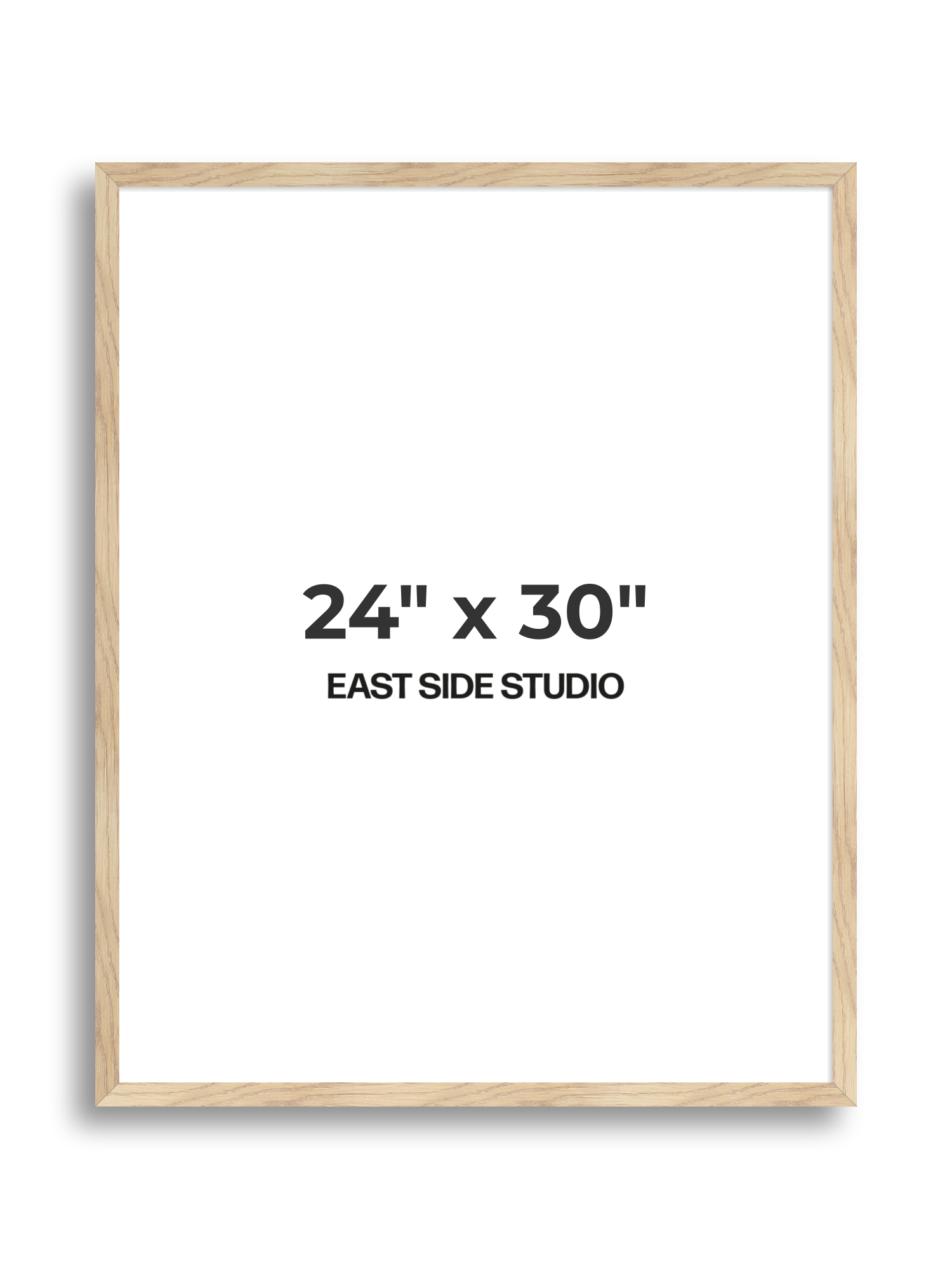Oak Foil 24" x 30" picture frame