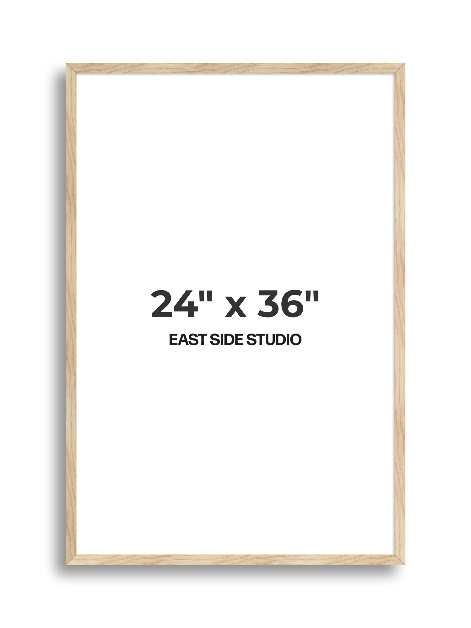 Oak Foil 24" x 36" picture frame