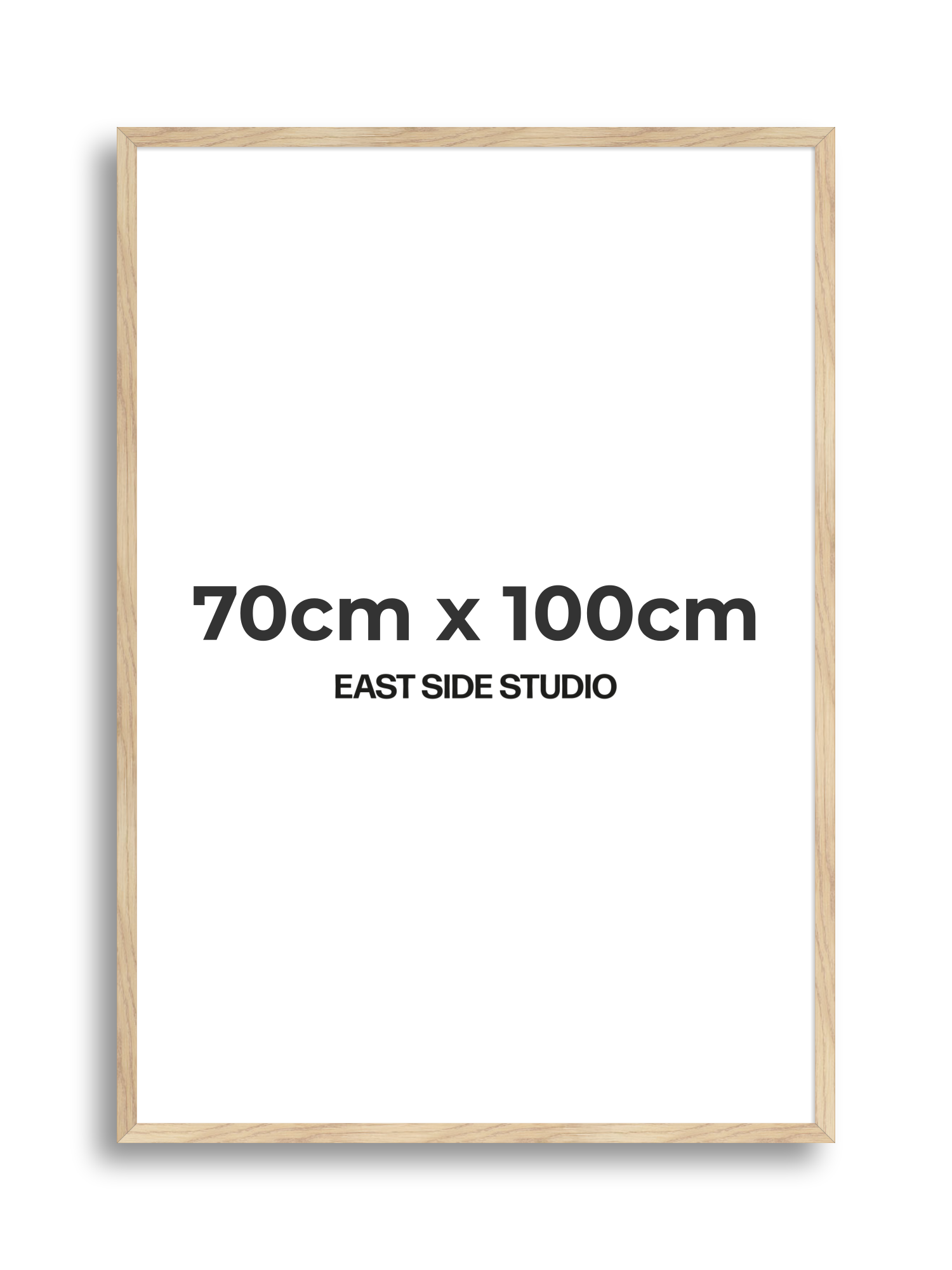 Oak Foil 70cm x 100cm picture frame