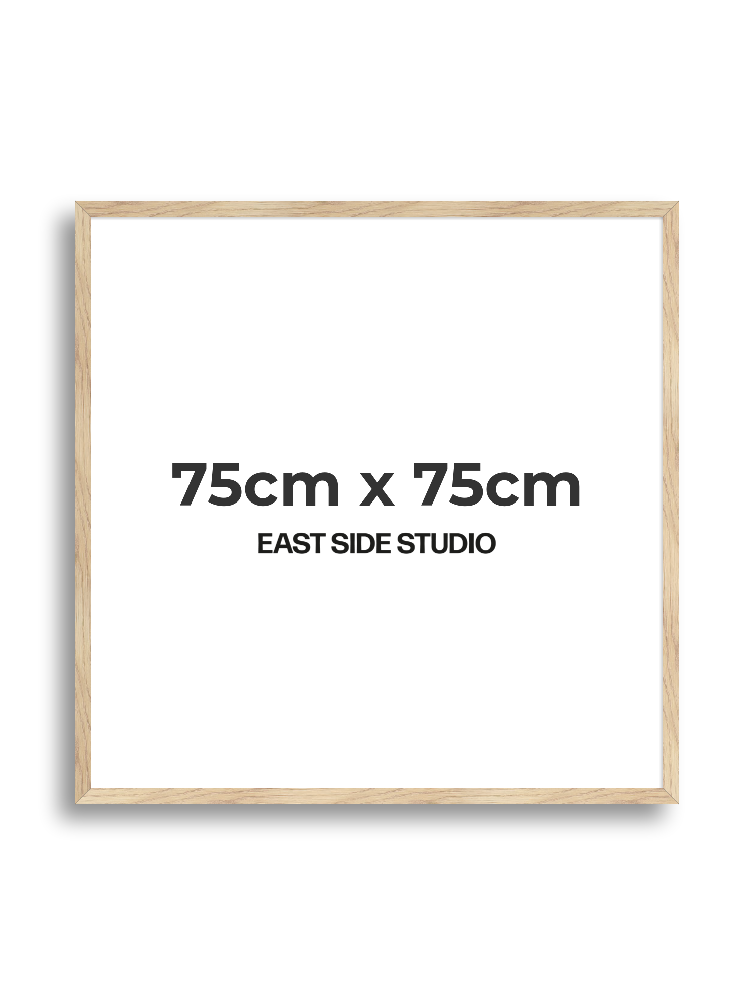 Oak Foil 75cm x 75cm picture frame