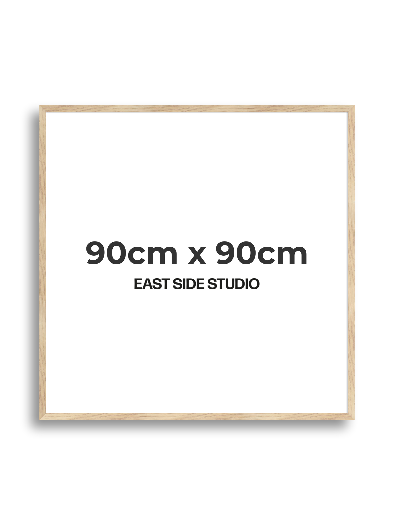 Oak Foil 90cm x 90cm picture frame