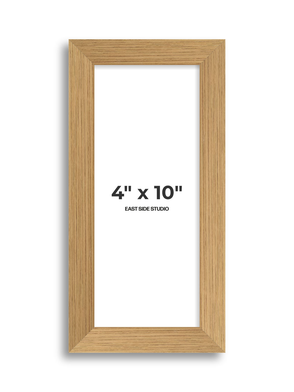 Oak Foil 4" x 10" picture frame