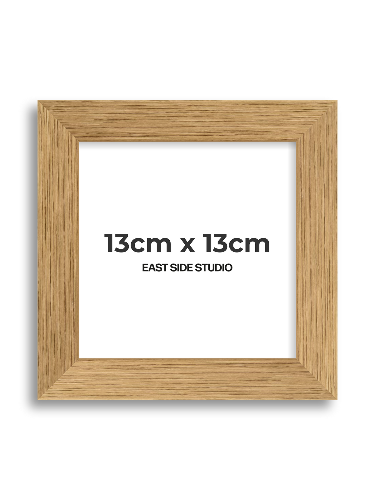 Oak Foil 13cm x 13cm picture frame