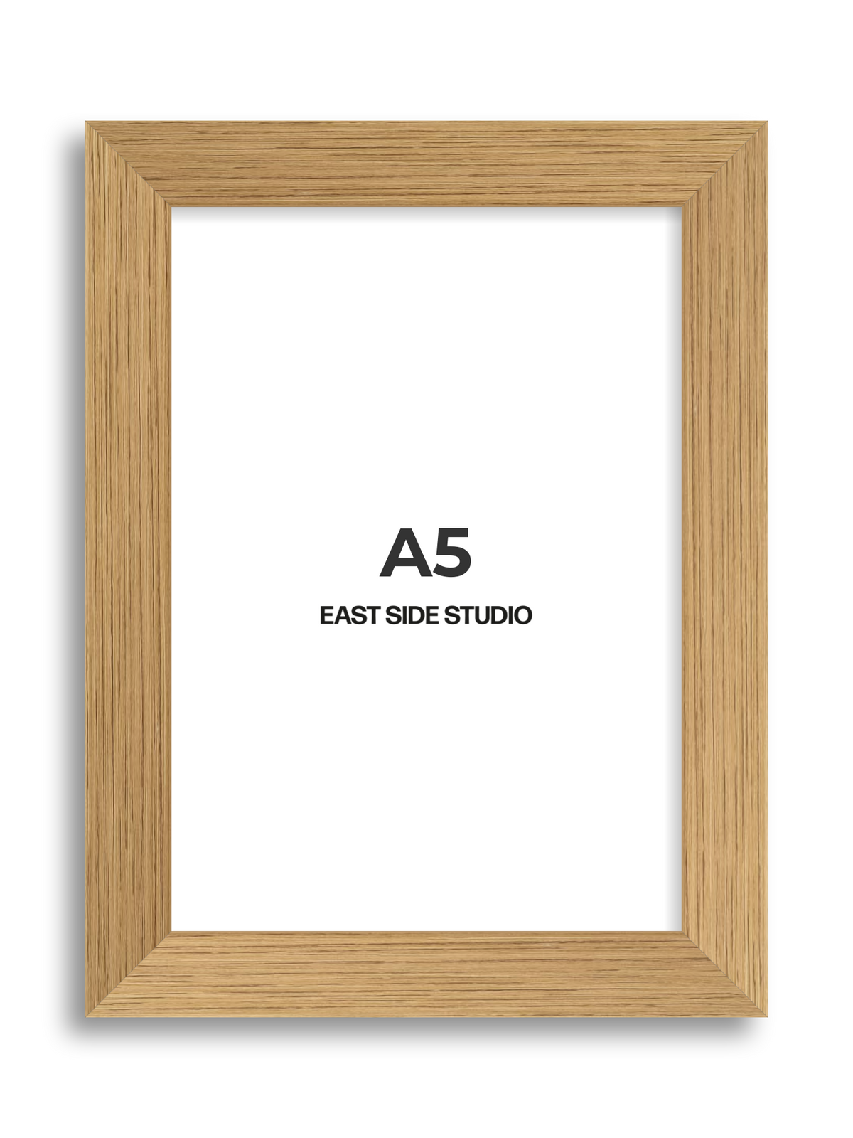 Oak Foil A5 picture frame