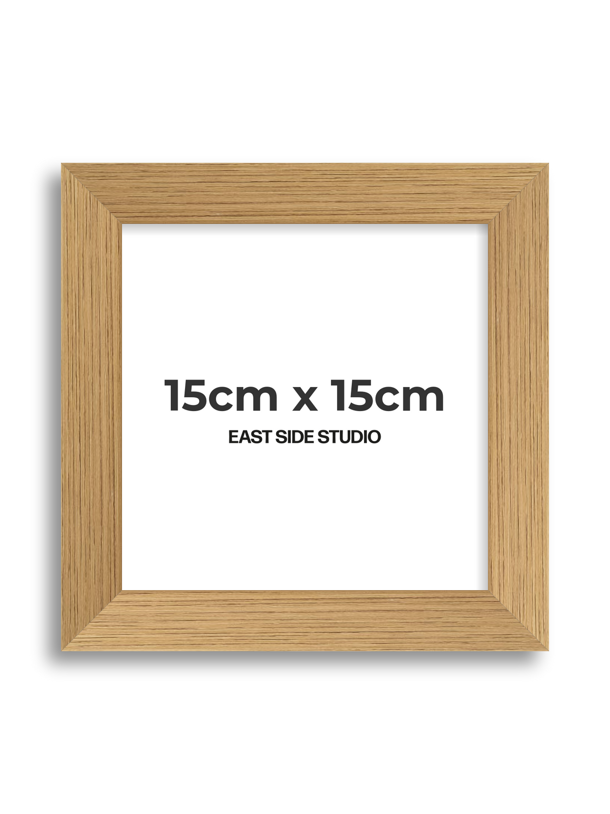 Oak Foil 15cm x 15cm picture frame
