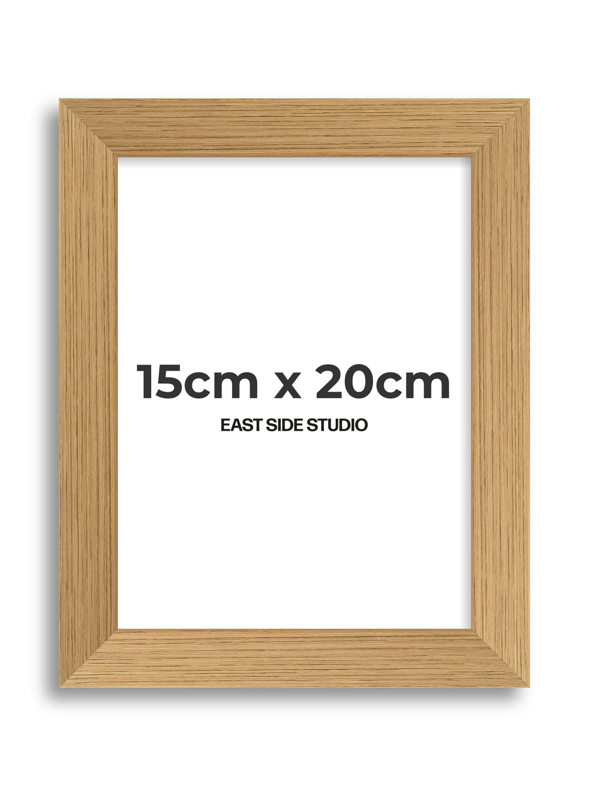 Oak Foil 15cm x 20cm picture frame