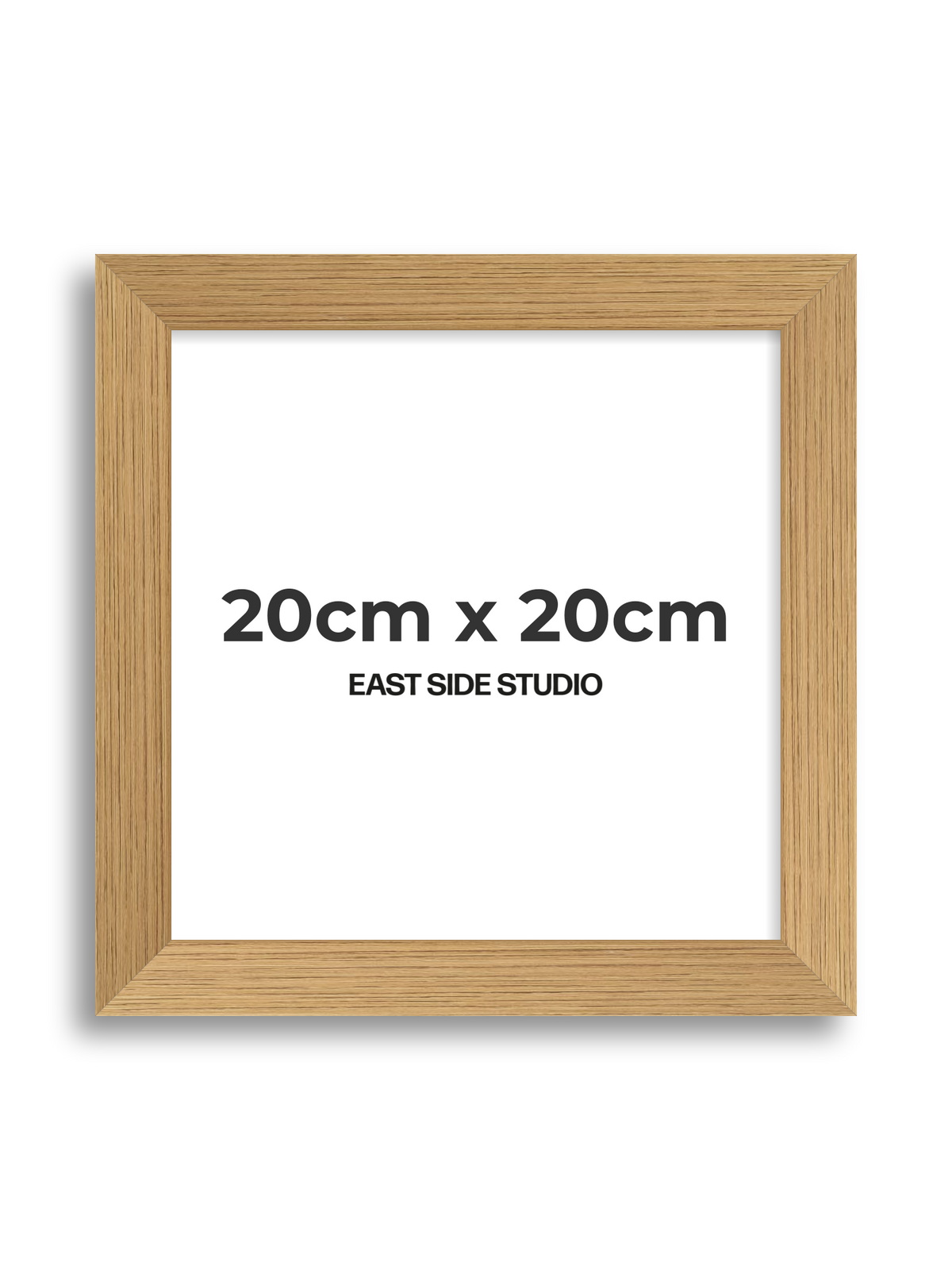 Oak Foil 20cm x 20cm picture frame