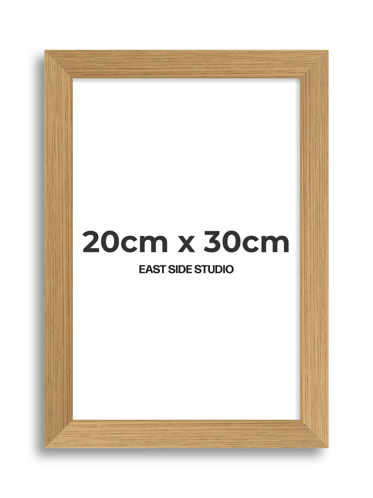 Oak Foil 20cm x 30cm picture frame