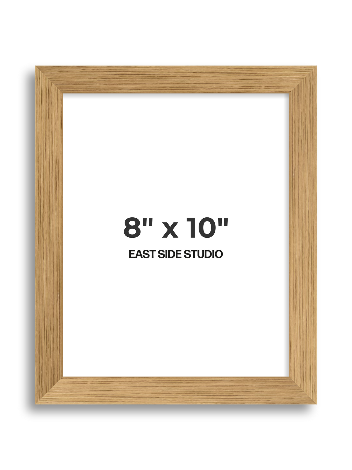 Oak Foil 8" x 10" picture frame