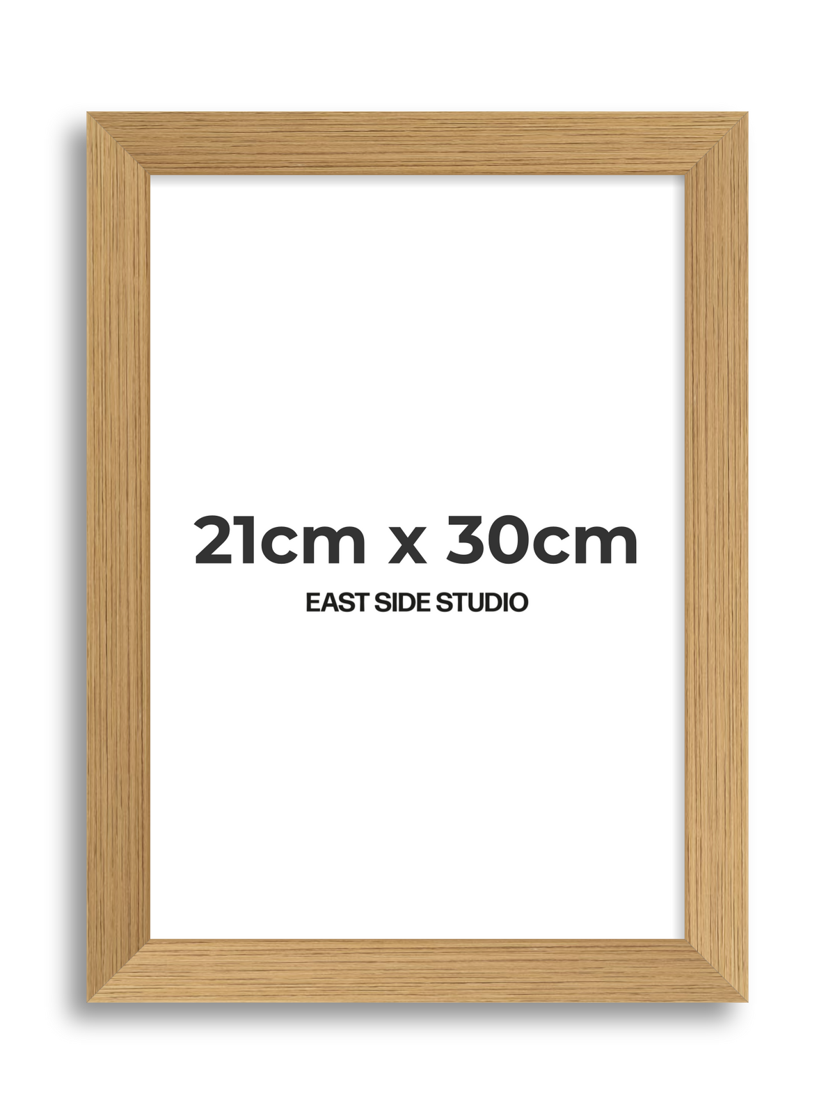 Oak Foil 21cm x 30cm picture frame