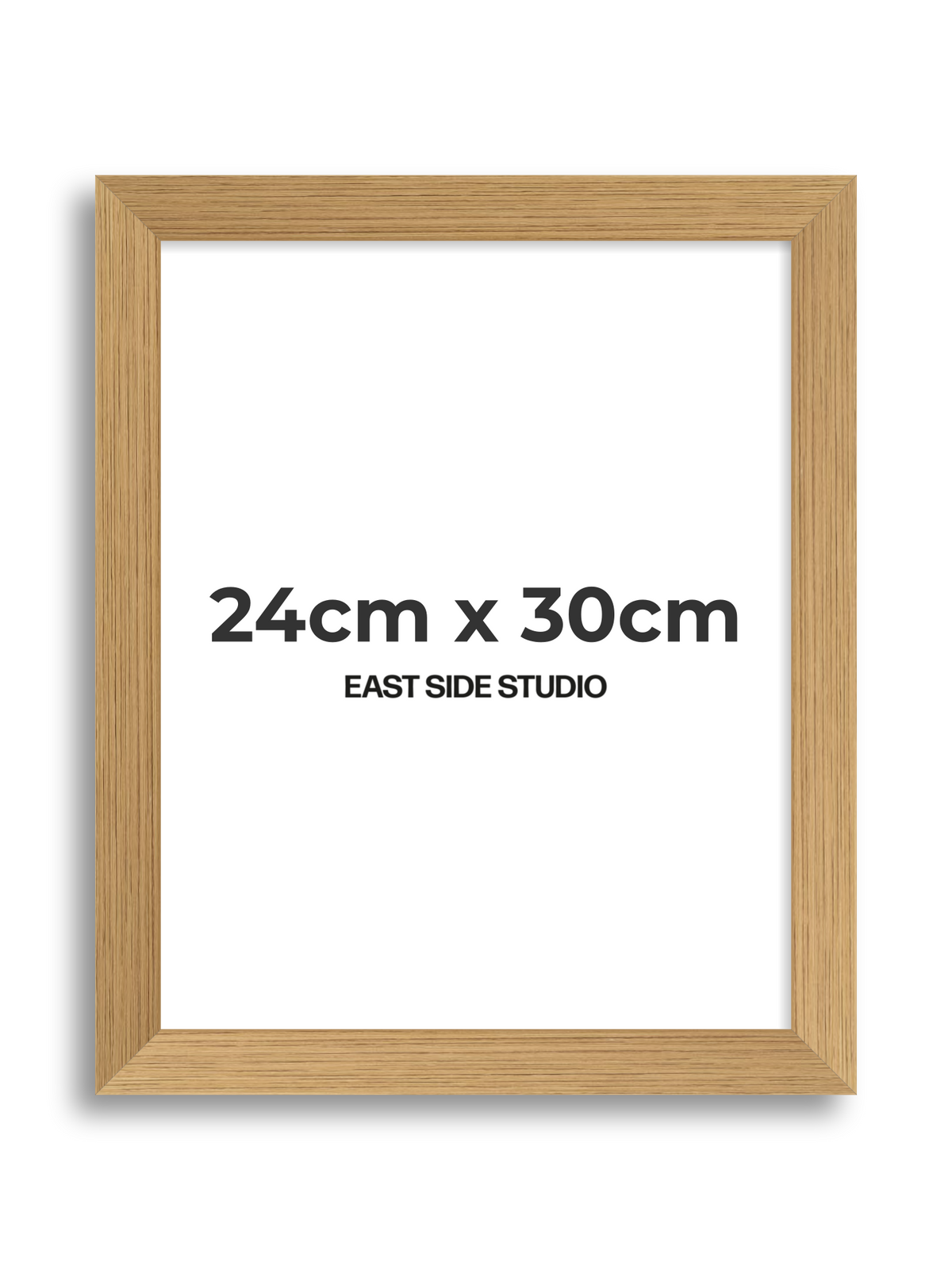 Oak Foil 24cm x 30cm picture frame