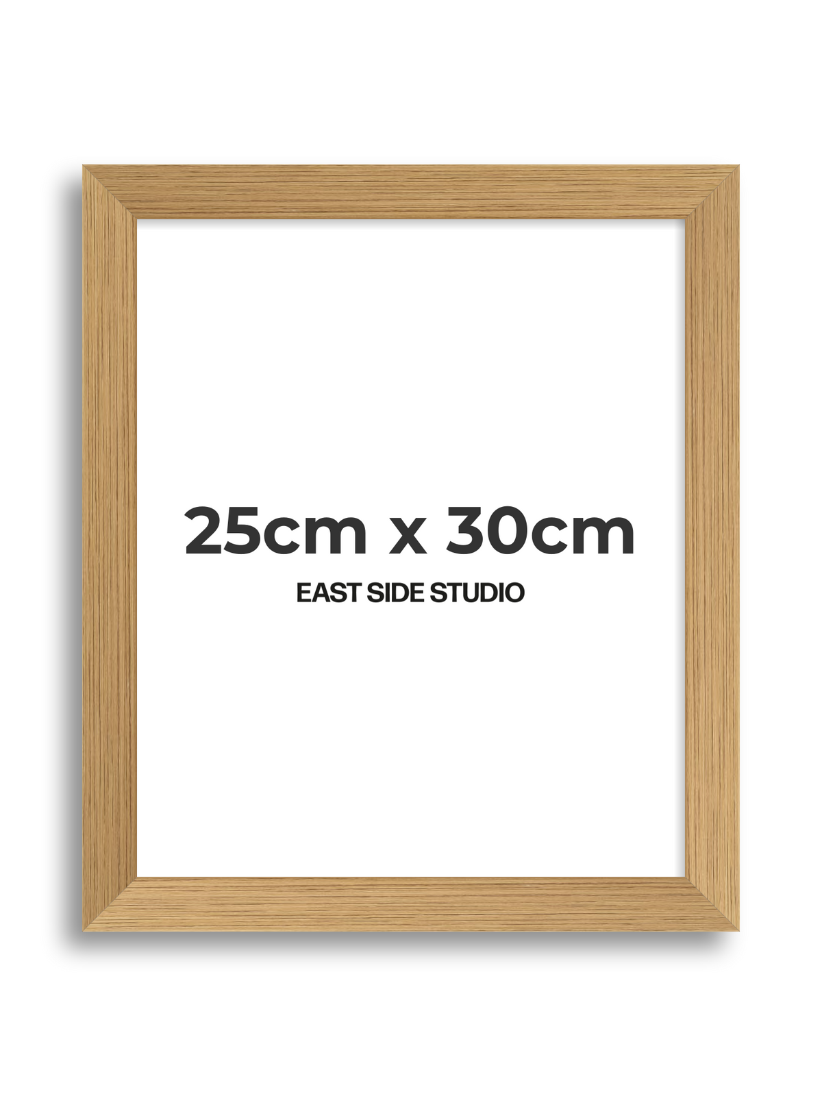 Oak Foil 25cm x 30cm picture frame
