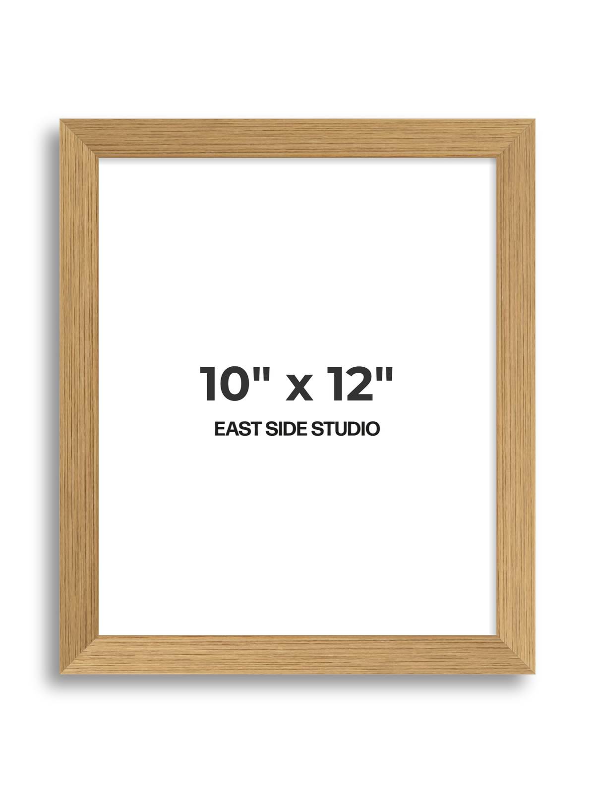 Oak Foil 10" x 12" picture frame
