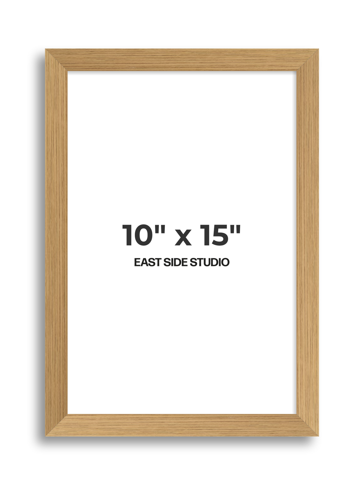 Oak Foil 10" x 15" picture frame