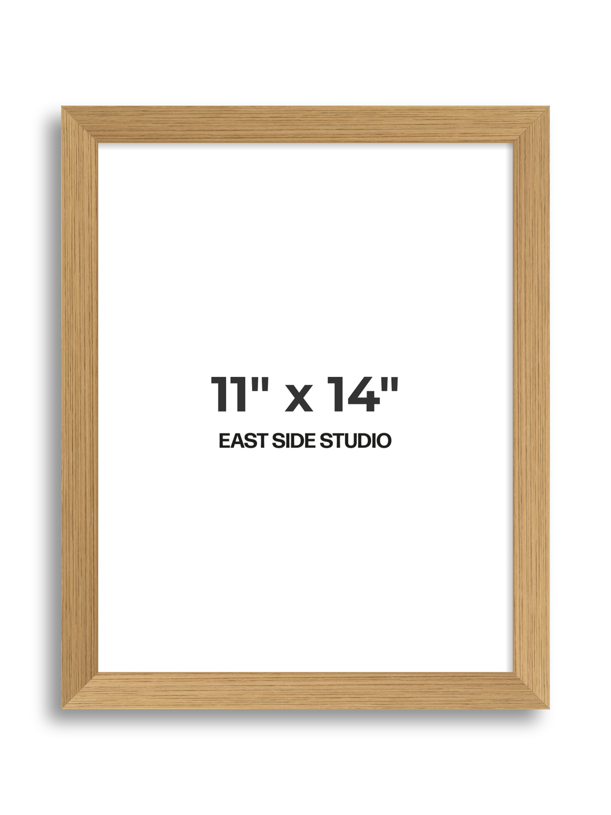 Oak Foil 11" x 14" picture frame