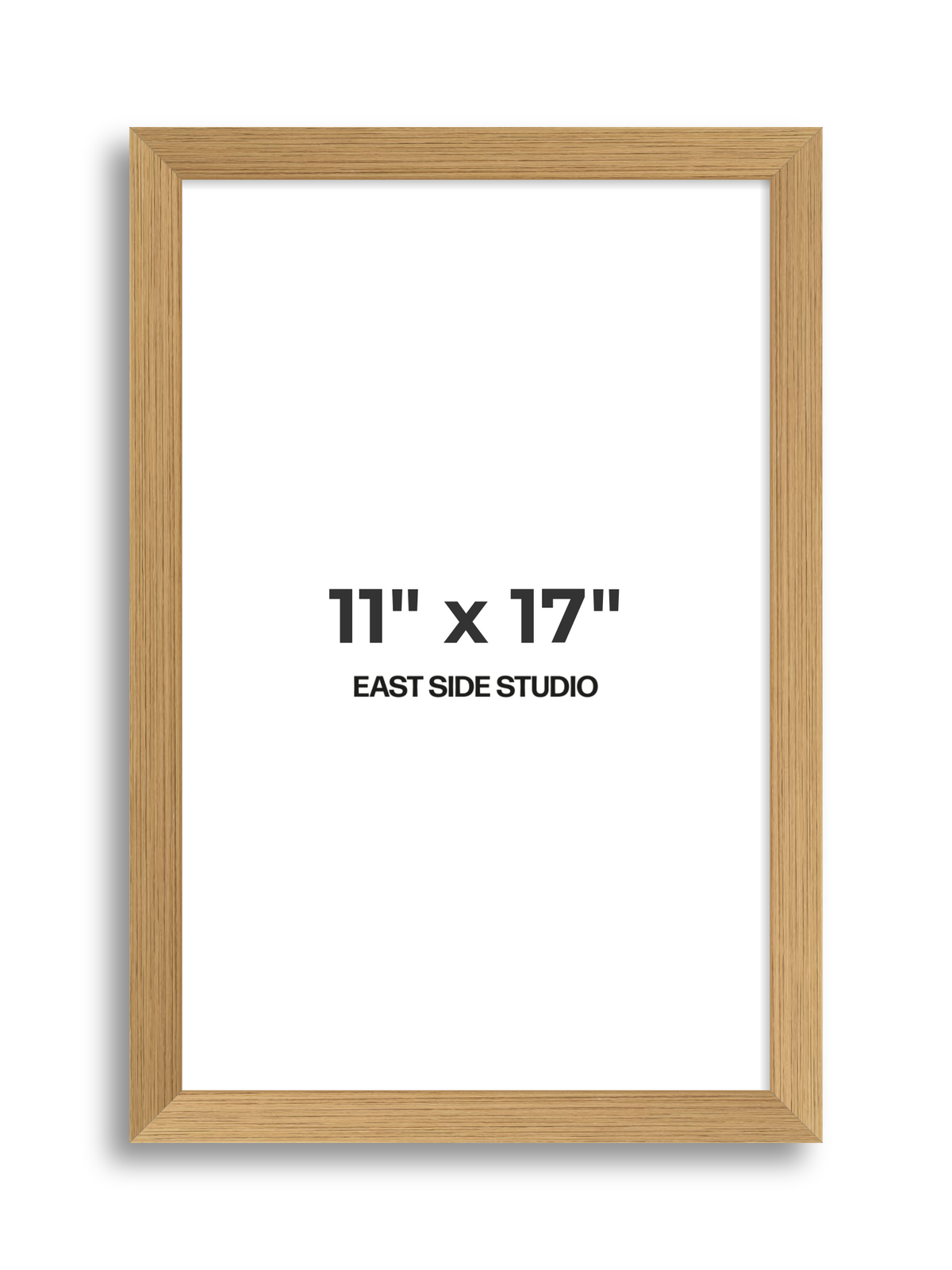 Oak Foil 11" x 17" picture frame