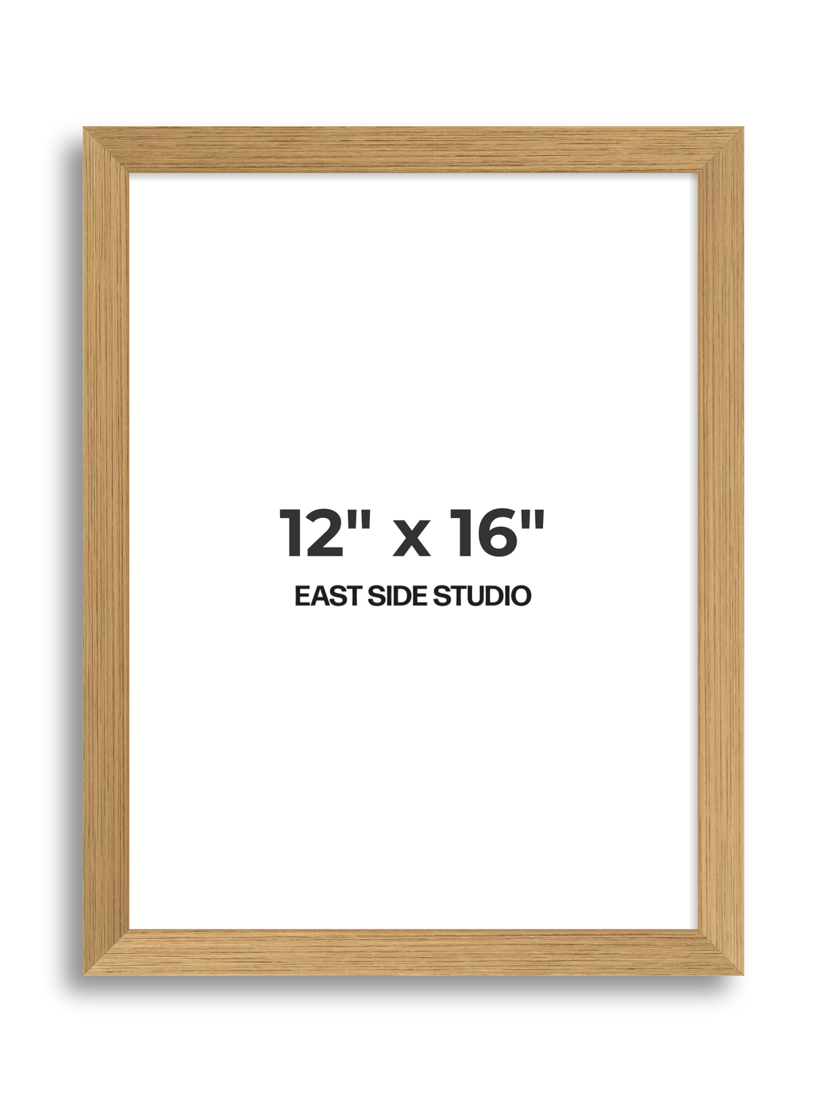 Oak Foil 12" x 16" picture frame