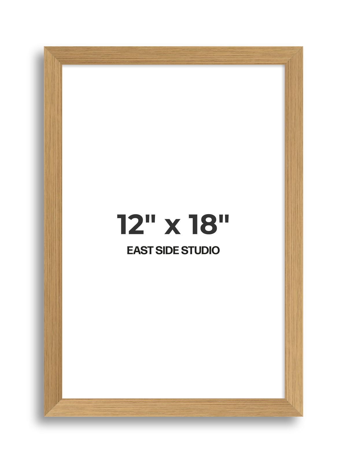 Oak Foil 12" x 18" picture frame