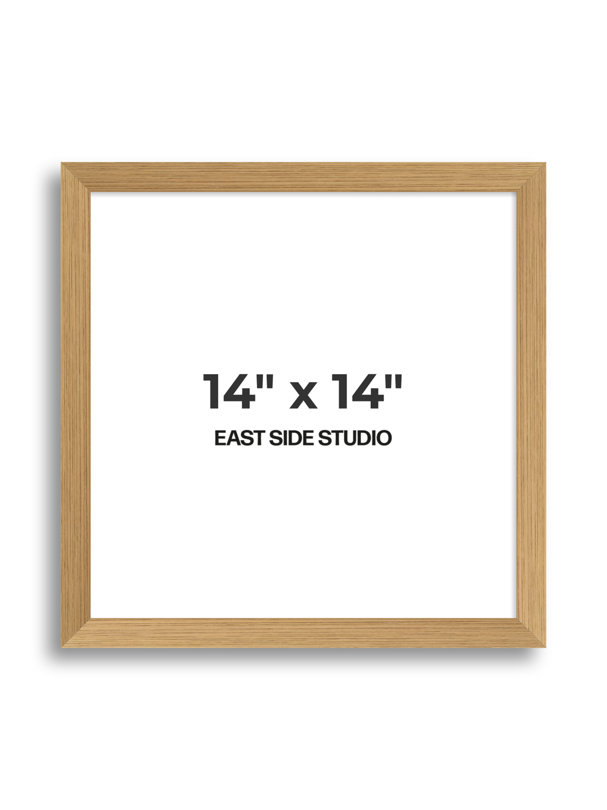 Oak Foil 14" x 14" picture frame