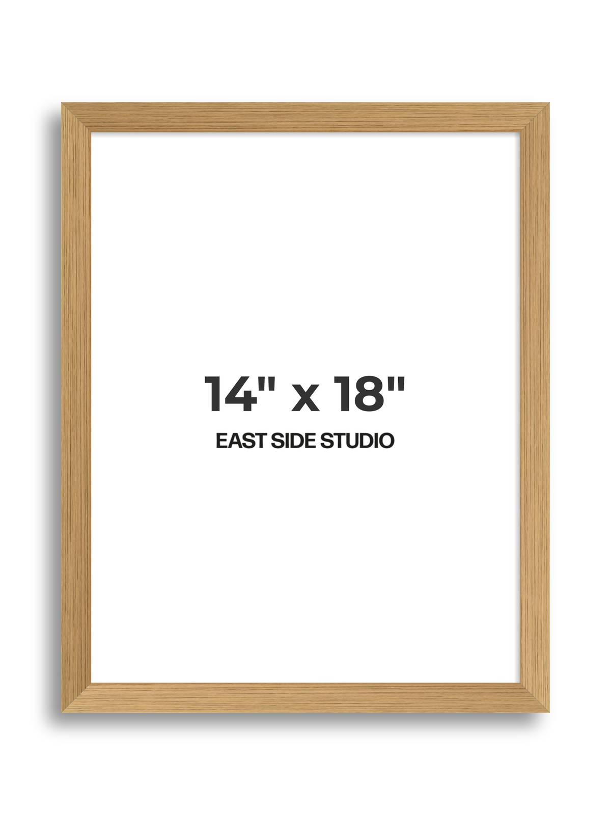 Oak Foil 14" x 18" picture frame