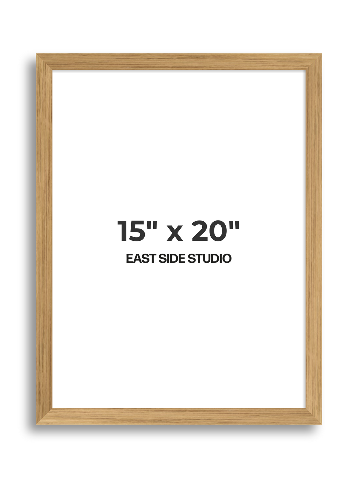 Oak Foil 15" x 20" picture frame